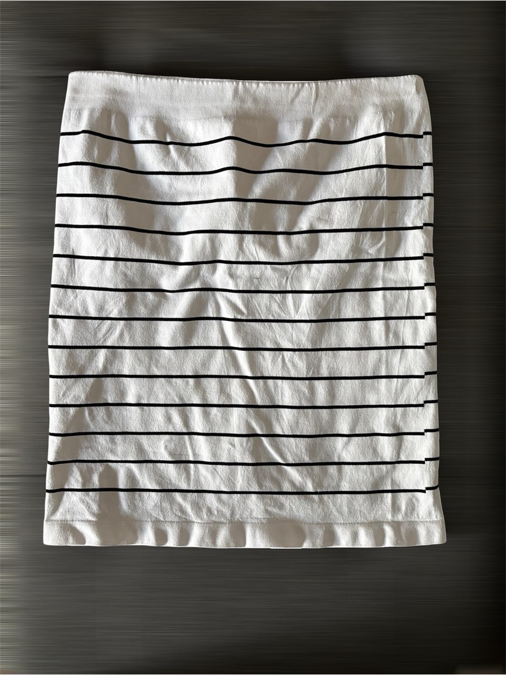 Free People White/Black Stripes Tibe Top Stretch XS/S NEW